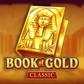 Book of Gold Classic slot visual from Playson available on jackburstcasinos.com