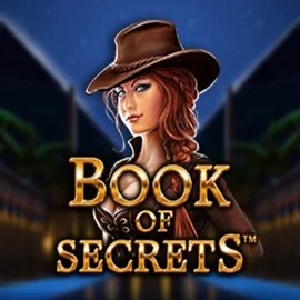 Official Slots logo: Book of Secrets by SYNOT Games at Jackburst Casino