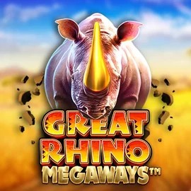 Great Rhino Megaways logo – Slots by Pragmatic Play at Jackburst Casino