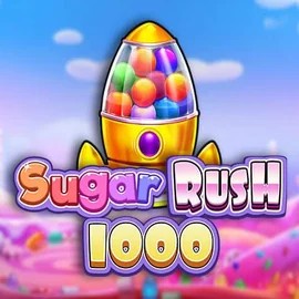 Sugar Rush 1000 logo by Pragmatic Play at Jackburst Casino
